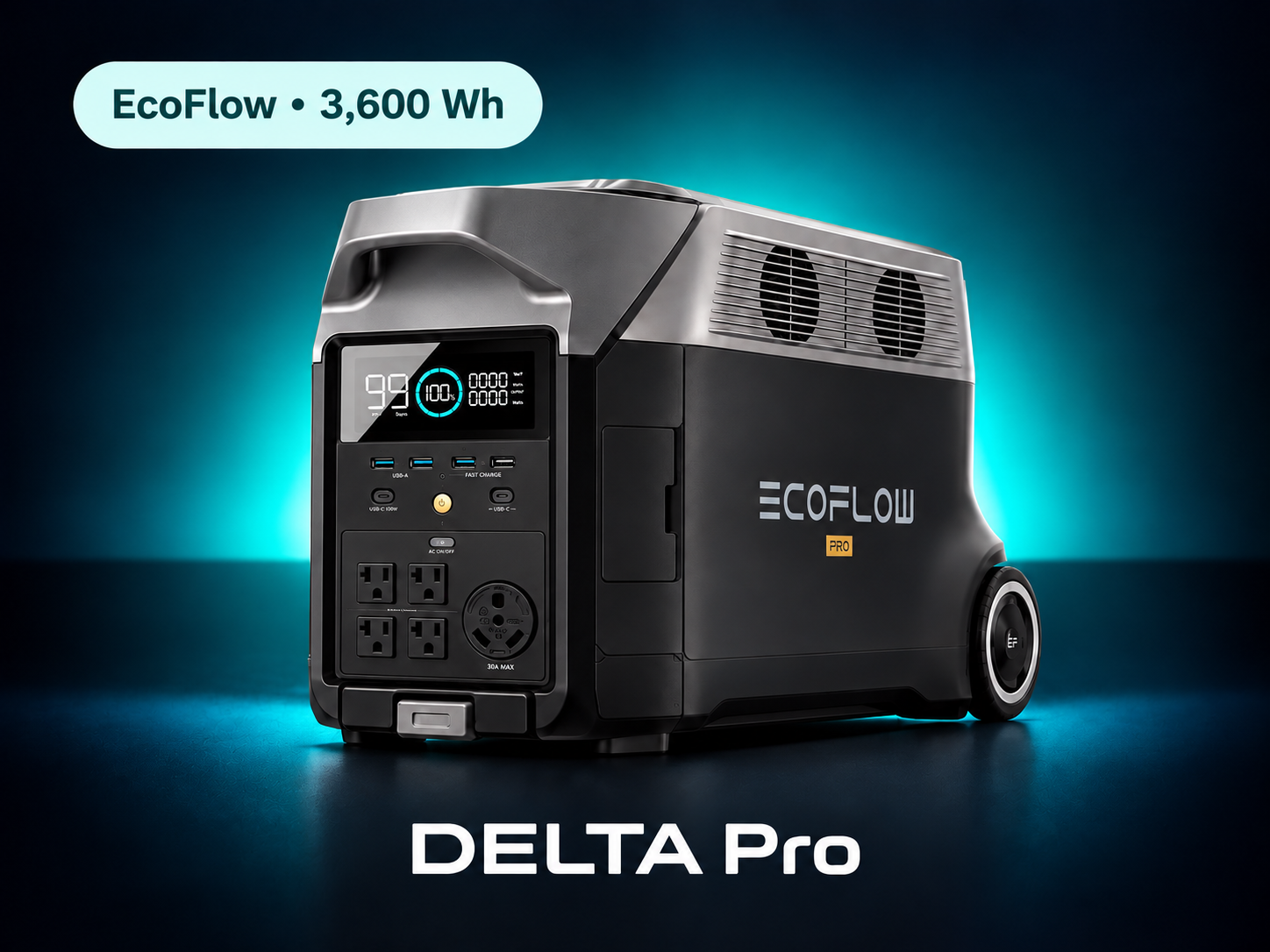 Promoción EcoFlow DELTA Pro suministrada por Power Solar